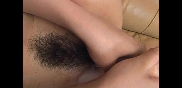  Nana loves sliding dildo inside her cunt